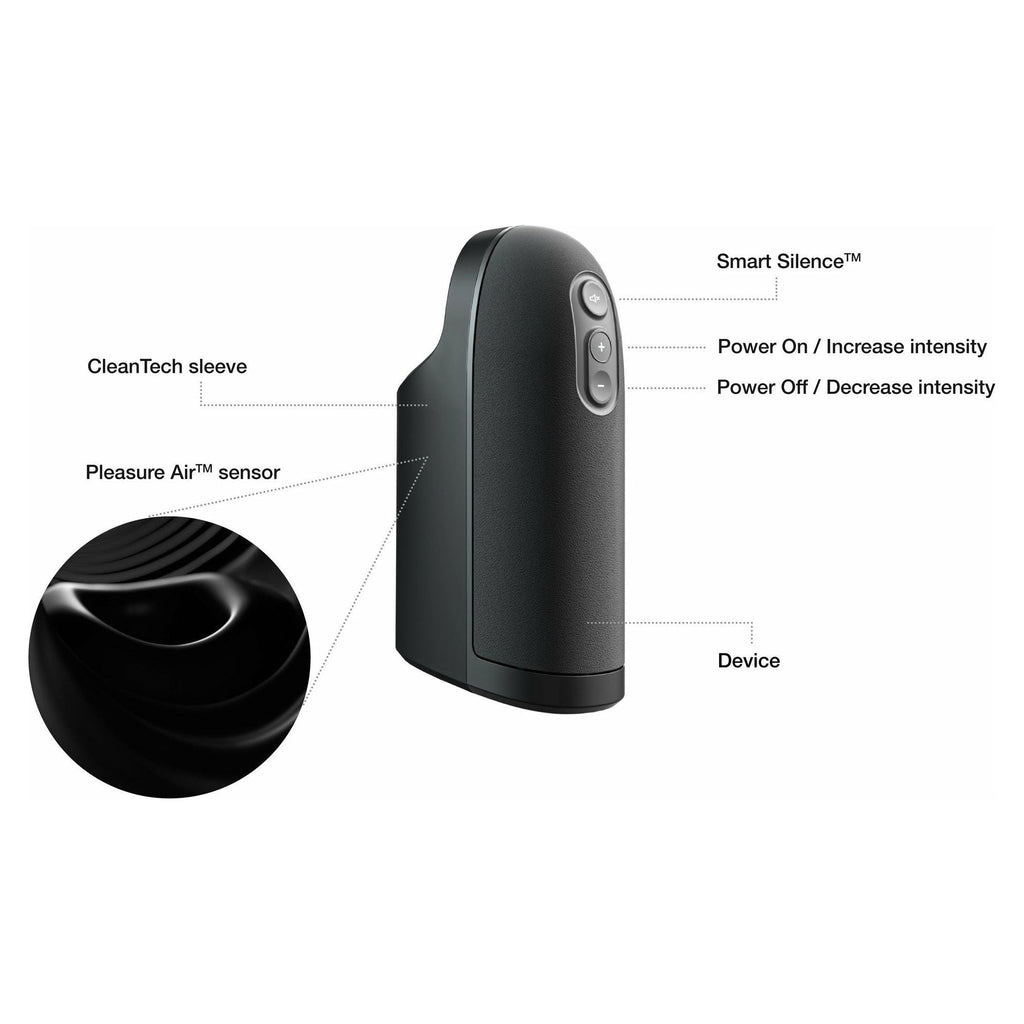Arcwave - Ion - Pulsating Masturbator - Black