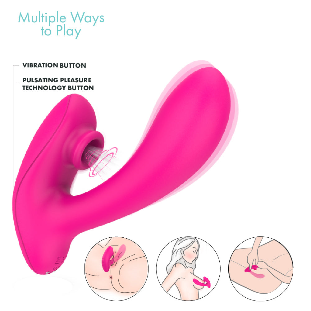 Pure Love® - Double Vibromasseur Plaisir Pulsant - Chienne de Stacy
