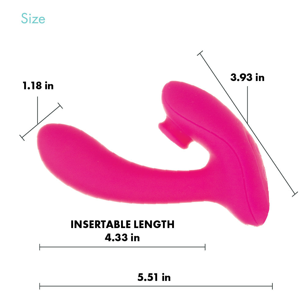 Pure Love® - Double Vibromasseur Plaisir Pulsant - Chienne de Stacy