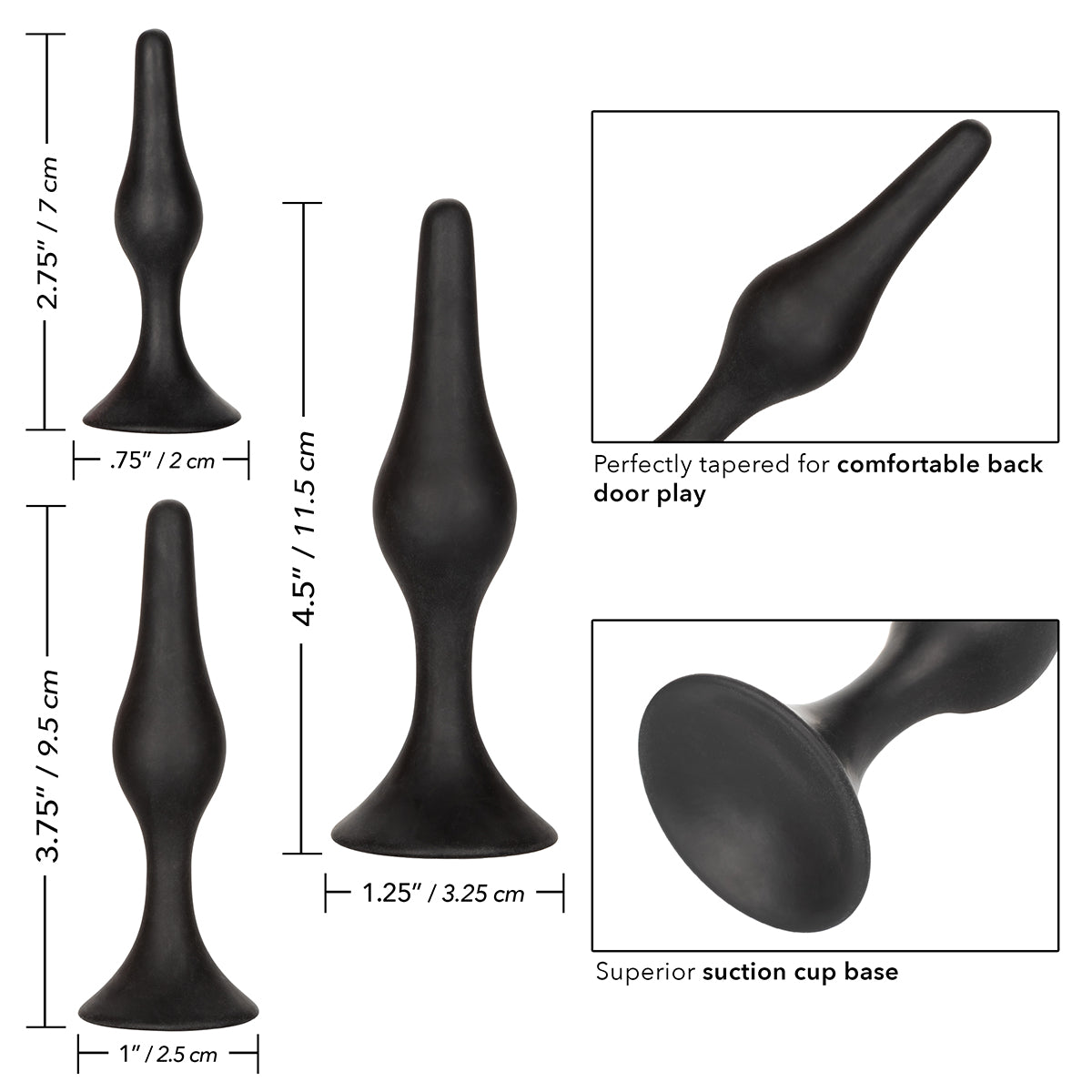 CalExotics® Booty Call Kit d'entraînement des fessiers - Noir