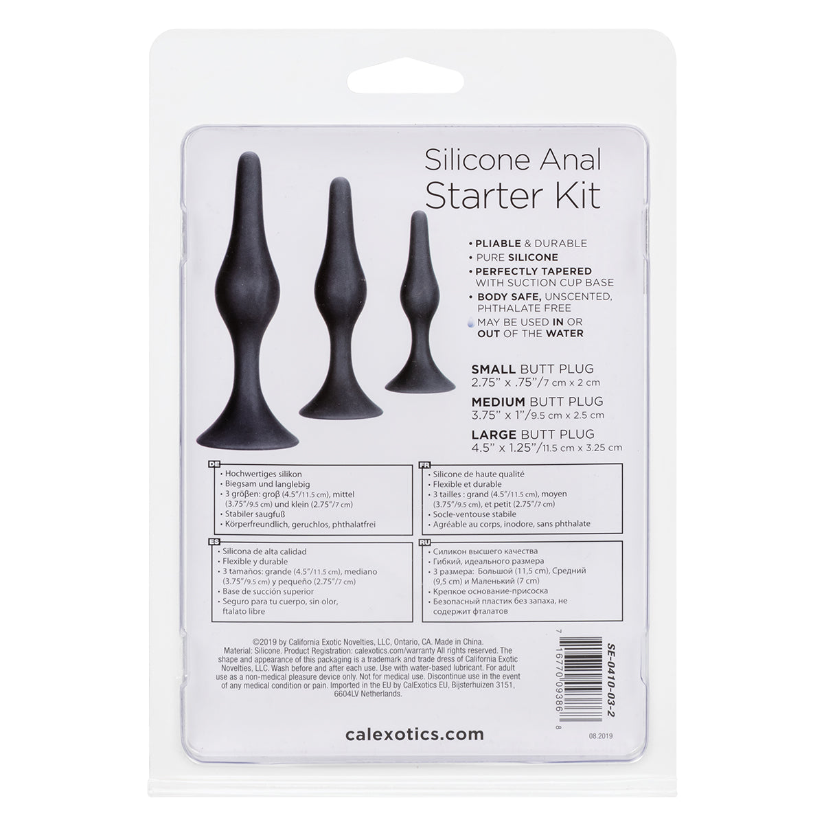 CalExotics® Booty Call Kit d'entraînement des fessiers - Noir