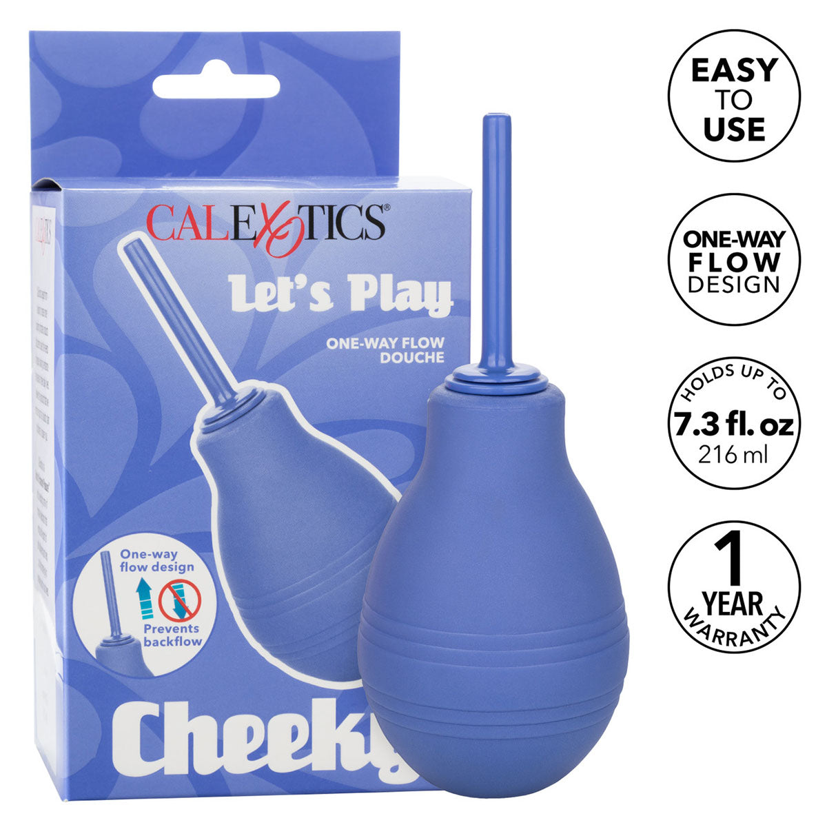 CALEXOTICS® - Cheeky -  Let's Play One Way Flow Douche - Purple