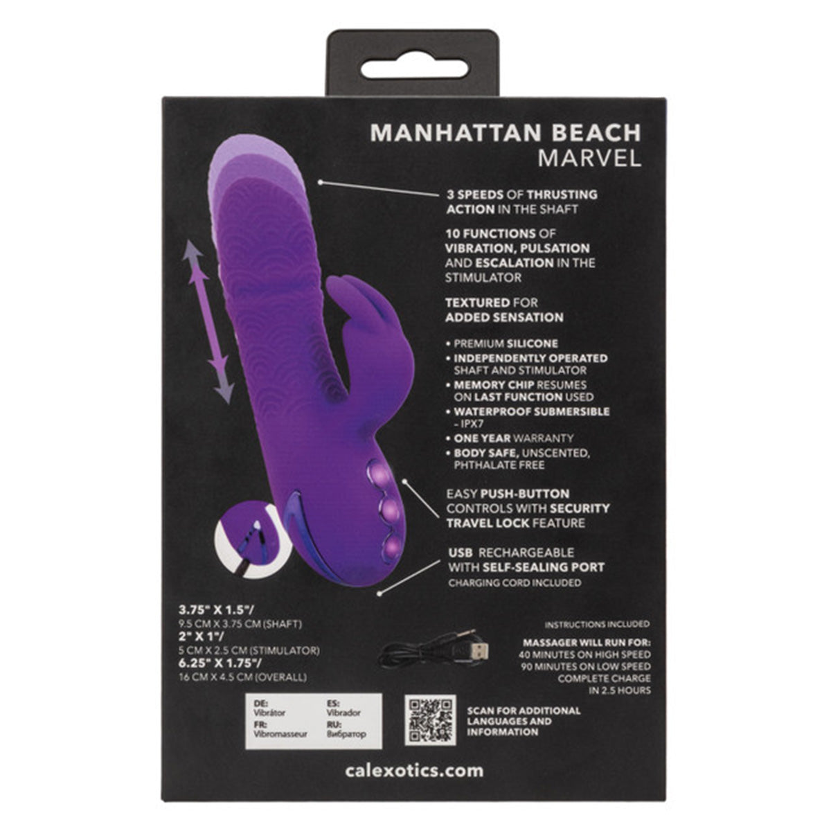 CalExotics® California Dreaming Manhattan Beach Marvel - Violet