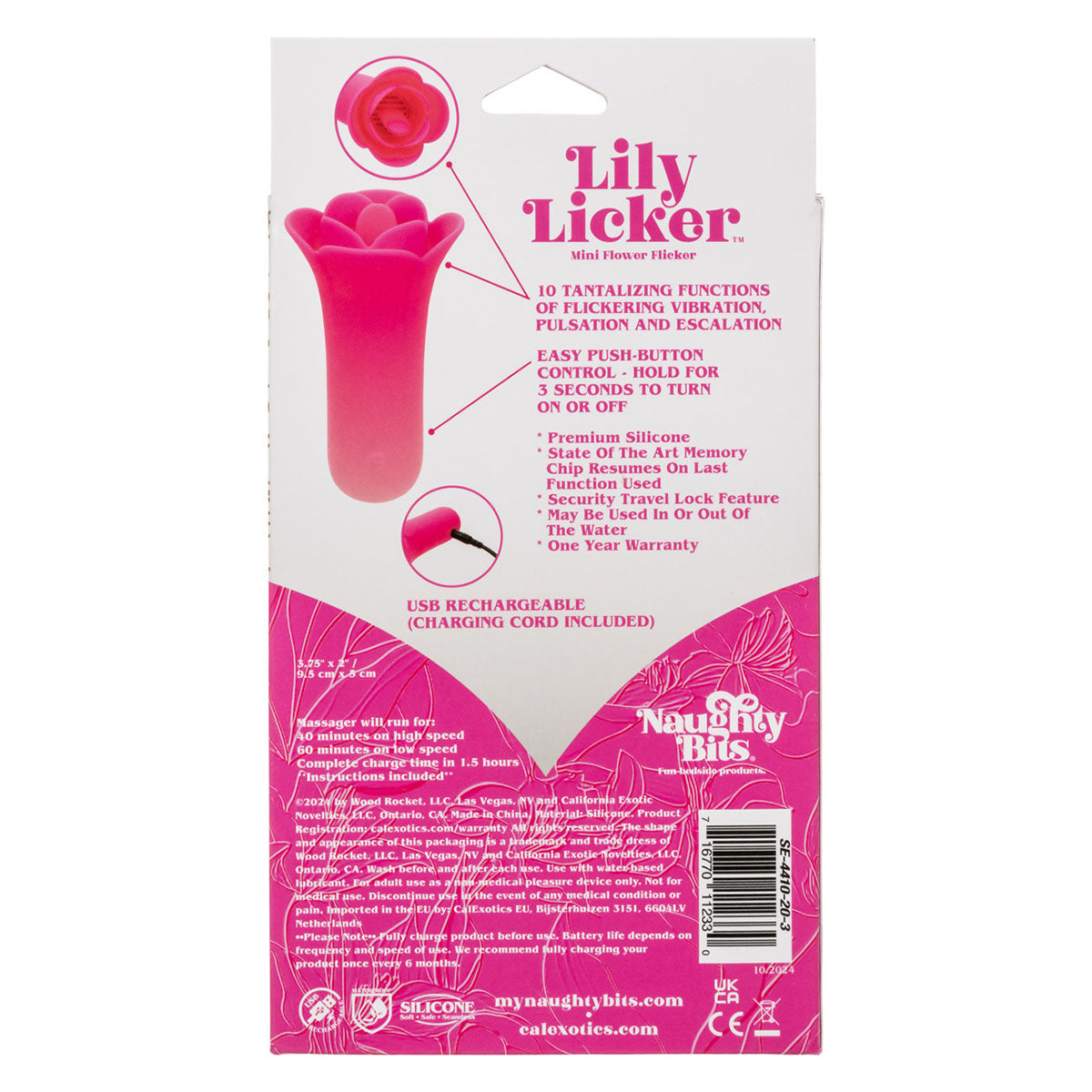 CALEXOTICS® - Naughty Bits Lily Licker - Pink