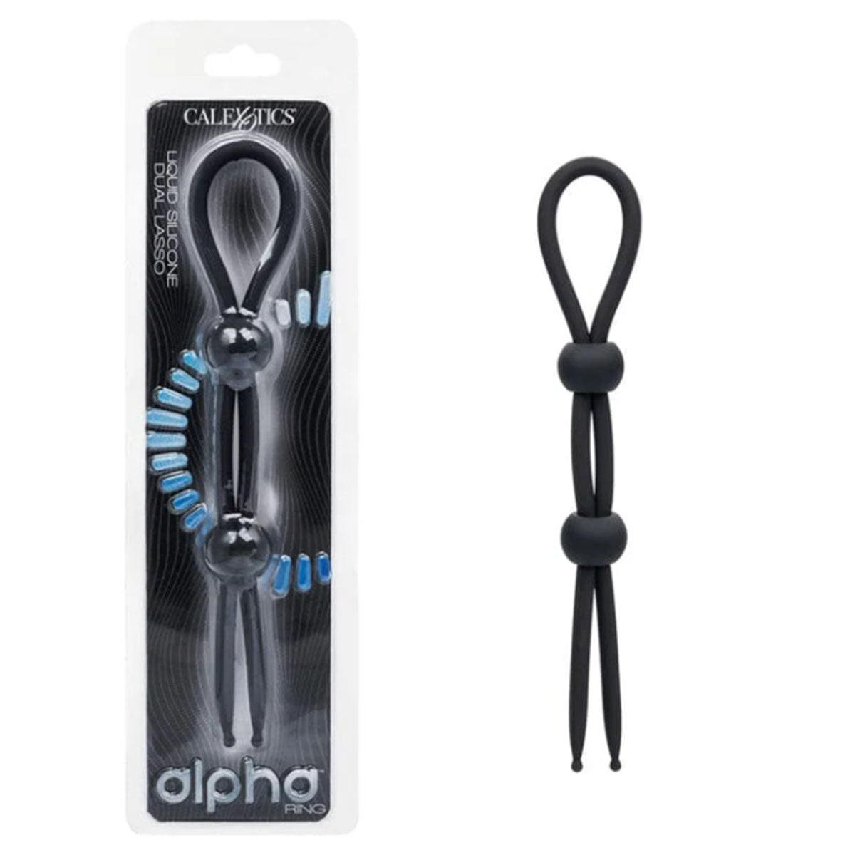 CALEXOTICS® - Liquid Silicone Dual Lasso - Black