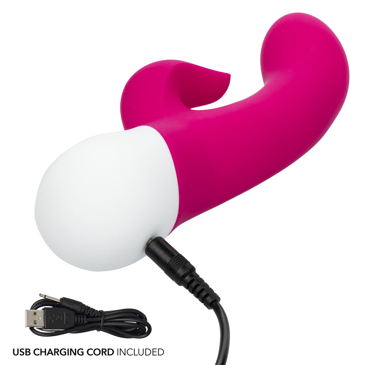 CALEXOTICS® - BASIC ESSENTIALS - Silicone Rechargeable Dual Pleaser - Pink