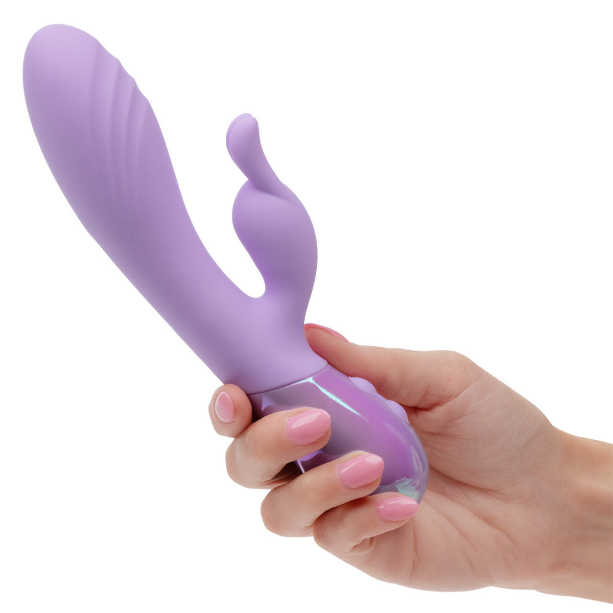 CalExotics® Aura Dual Ripple Vibe – Light Purple