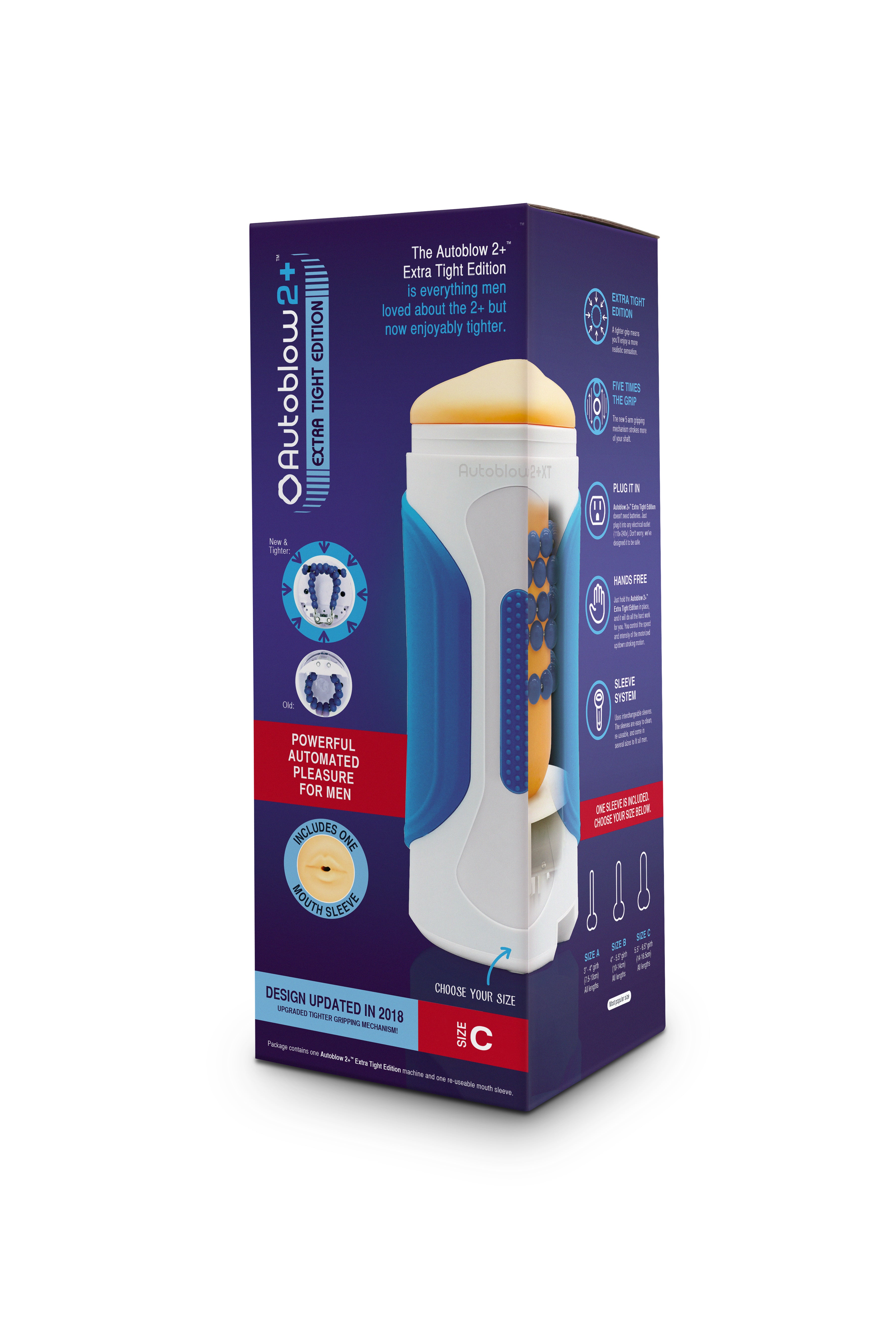 Autoblow 2+ With Size C Mouth Sleeve