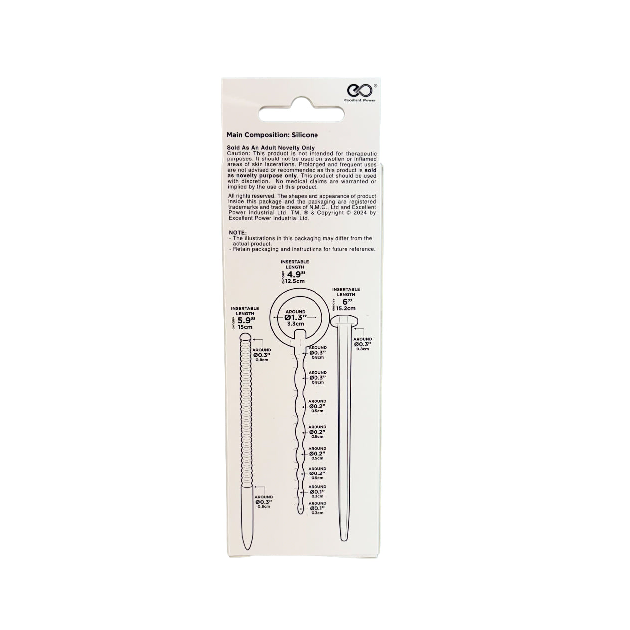 Knot-Knot – Kit de dilatation urétrale en silicone – Ensemble 3-en-1 – Noir