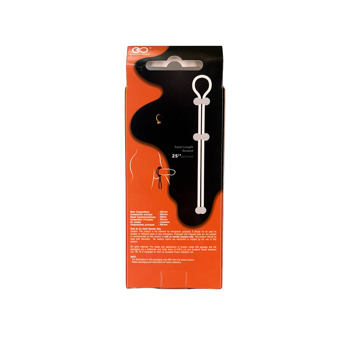NMC – Jet Horny – Adjustable Cock Ornament – Black
