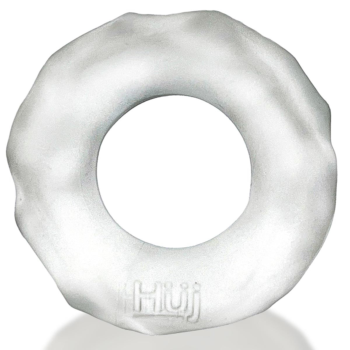Oxballs - Hünkyjunk™ Anneau pénien tactile Fractal – Glace claire