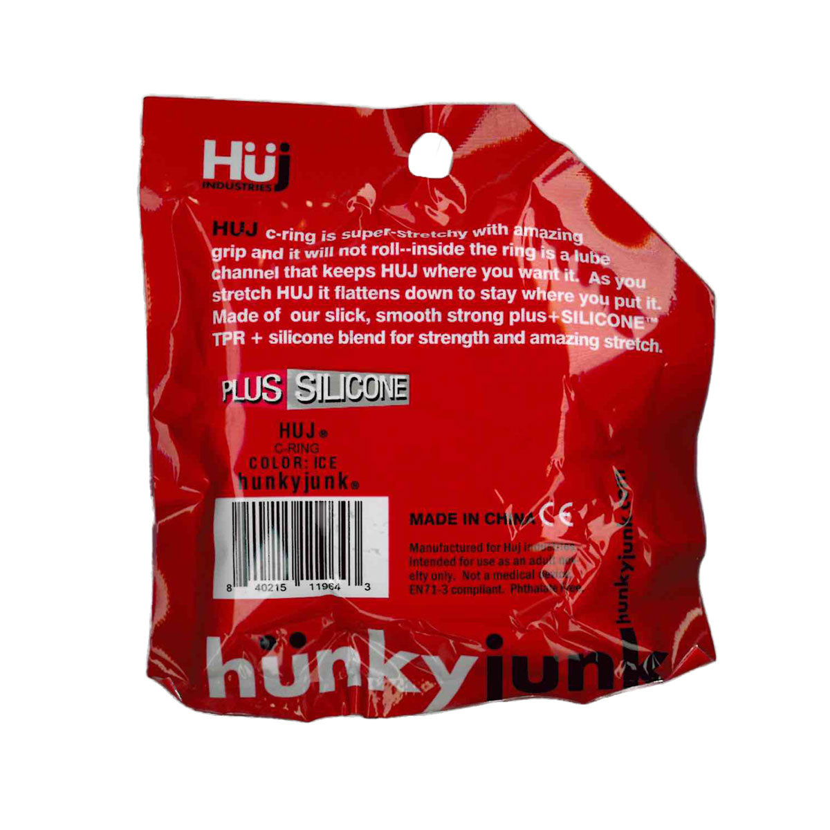 Oxballs – Hunky Junk Simple C-Ring Ice – Transparent