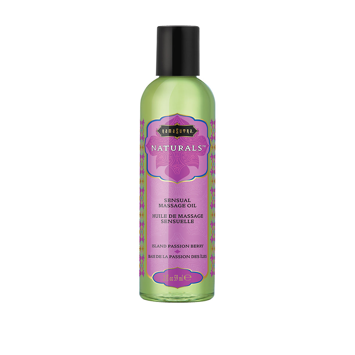 Kama Sutra - Naturals Sensual Massage Oil - 59 ml / 2 fl oz - Island Passion Berry
