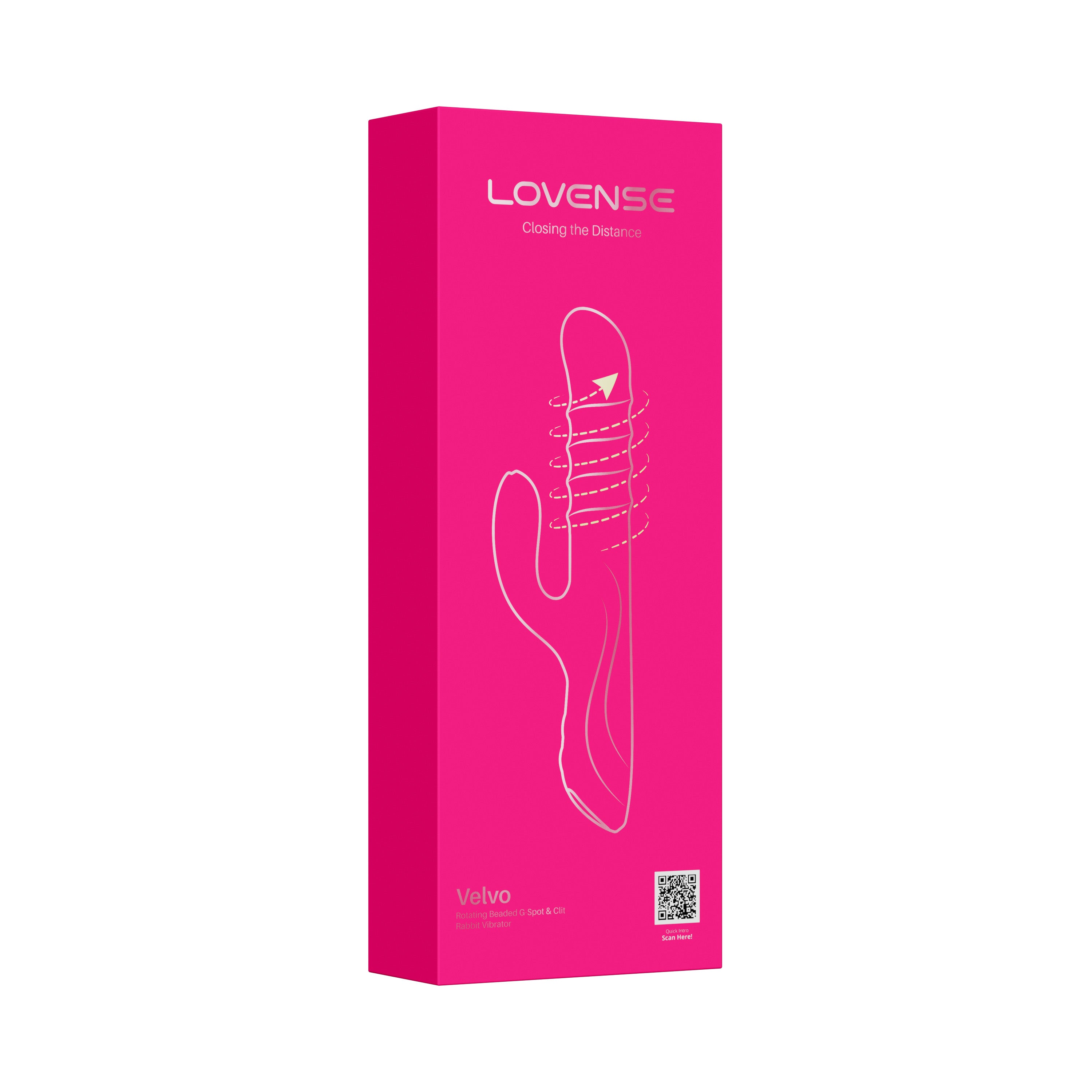 Vibromasseur Lapin LOVENSE Velvo Perlé pour Point G et Clitoris