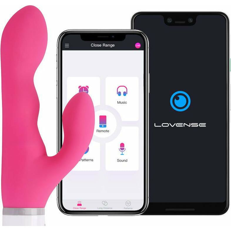 Lovense - Nora - Bluetooth Rabbit Vibrator - Pink