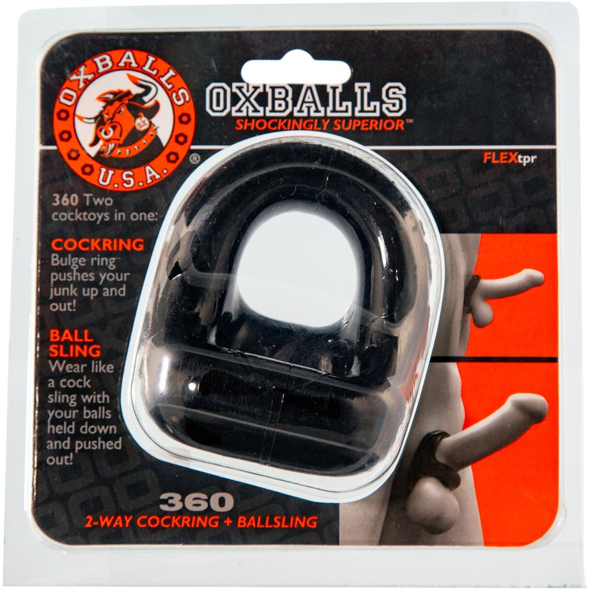 Anneau de coq et balançoire à billes doubles Oxballs 360