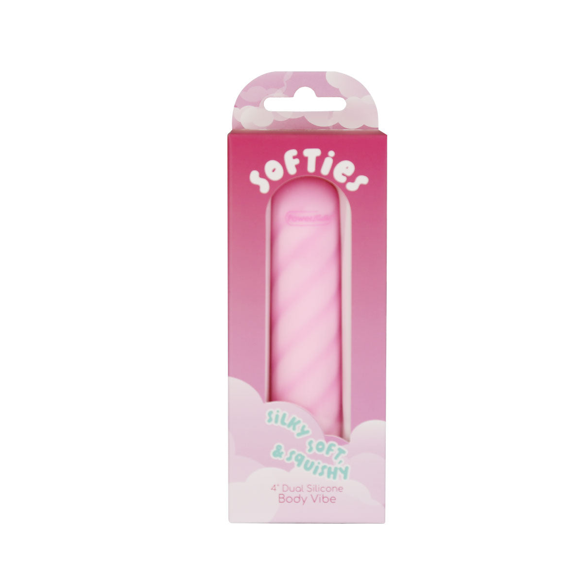 Softies - Dual Silicone Body Vibe - 4" - Pink