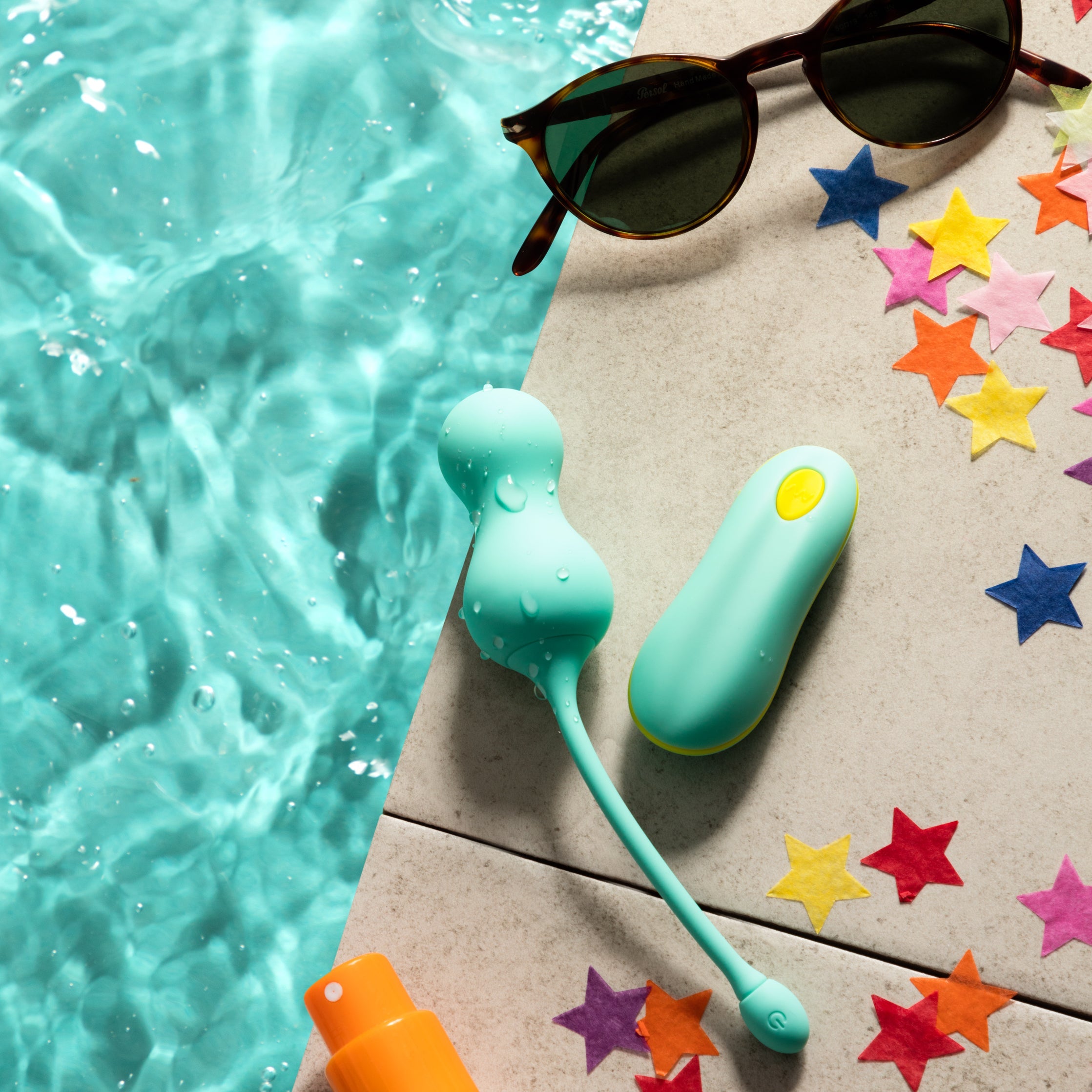 ROMP - Cello - Vibrating Egg - Teal