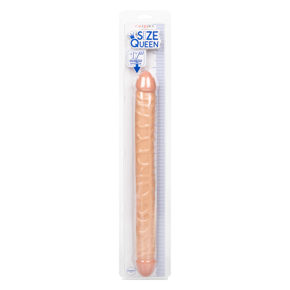 CALEXOTICS® - Size Queen® - Double-Ended Dildo - 17" - Ivory