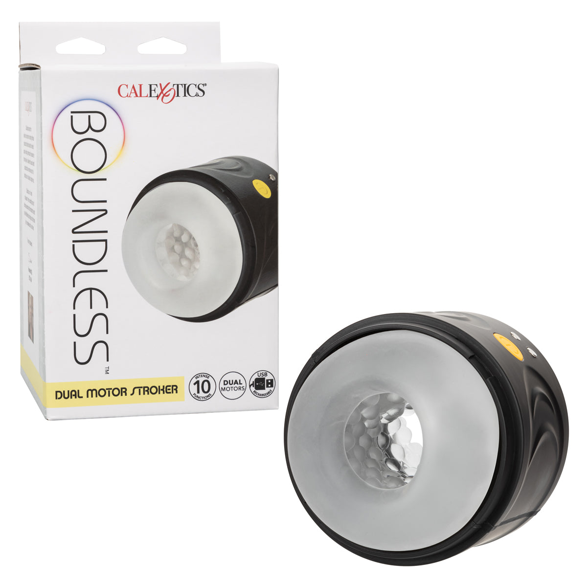 CalExotics® - Boundless™ - Masturbateur double moteur – Noir