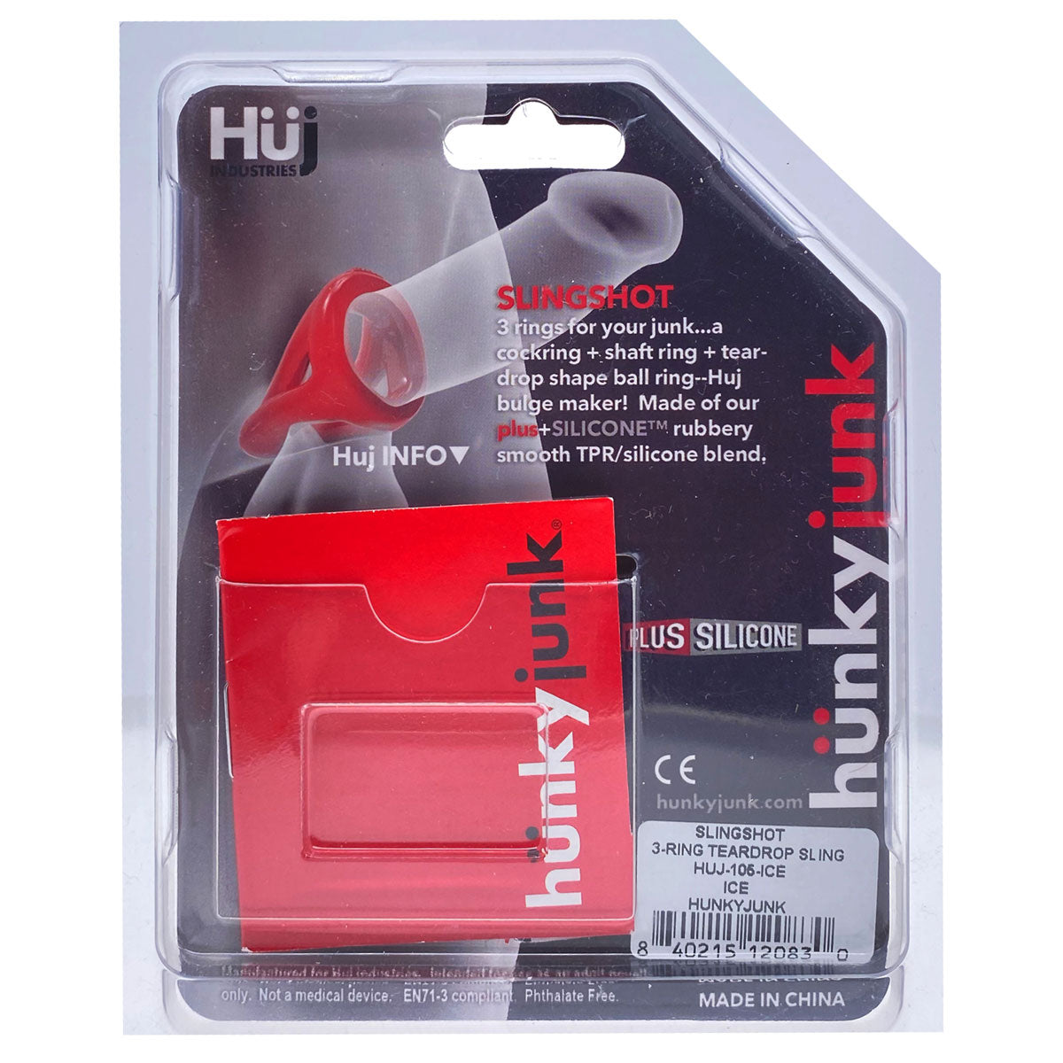 Oxballs – Hunkyjunk - Harnais hybride 3 anneaux Slingshot - Ice