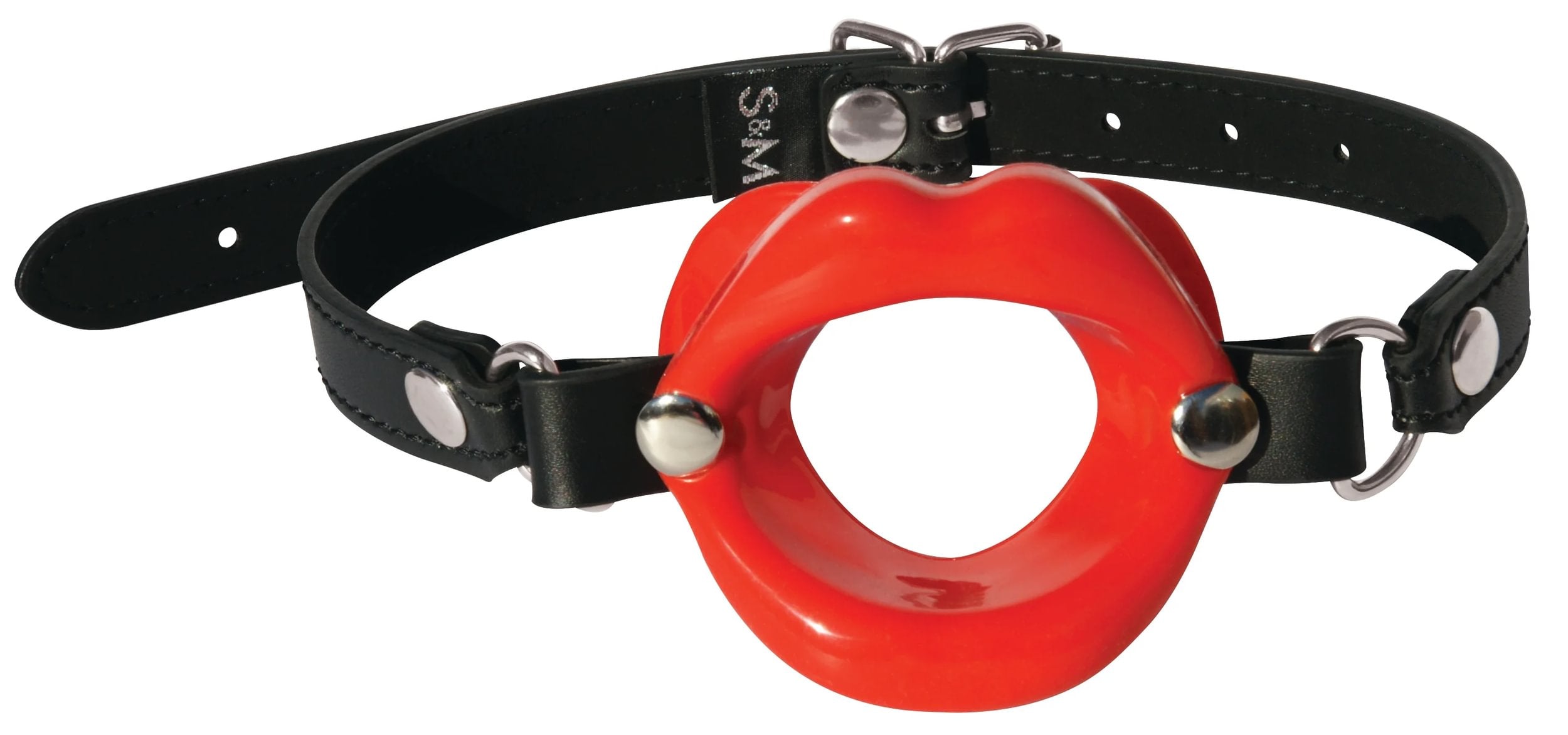 Sportsheets Sex & Mischief - Silicone Lips Bondage Gag-Red
