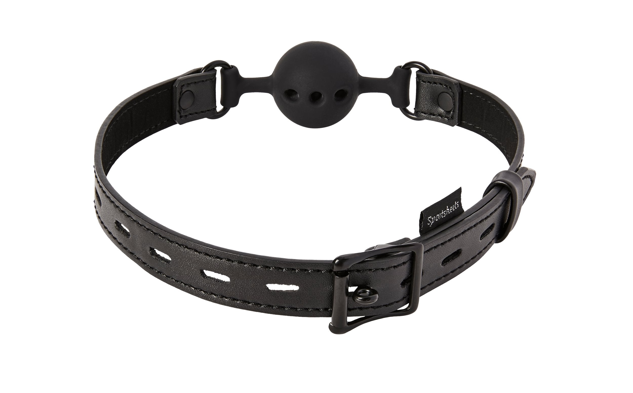 Sportsheets Silicone Breathable Ball Gag - Black