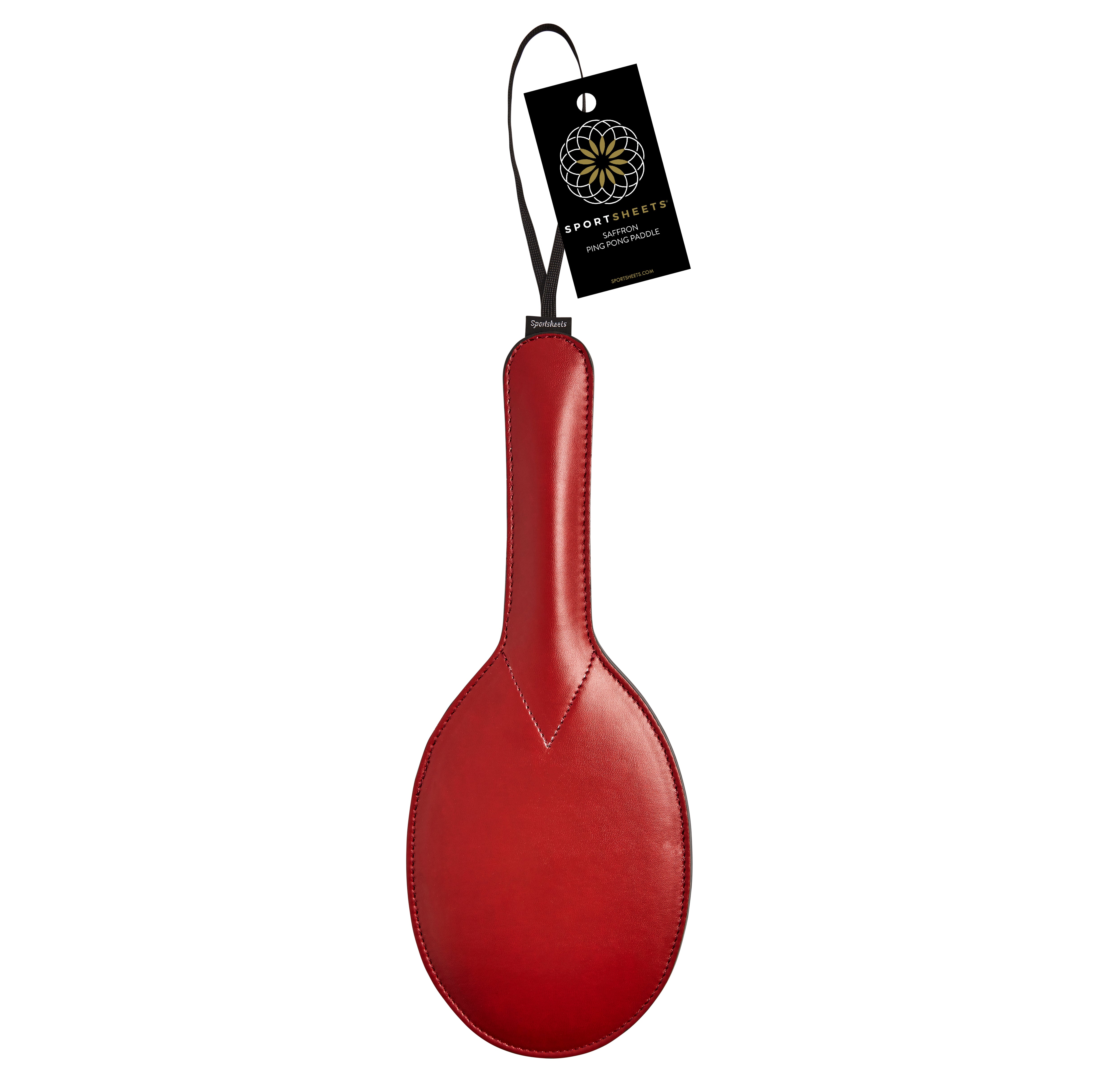 Sportsheets Saffron Ping Pong Paddle – Red