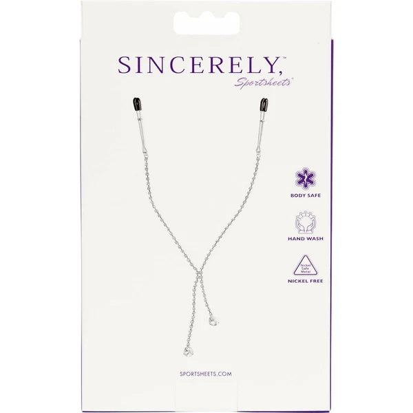 Sportsheets Sincerely - Teardrop Tweezer Nipple Clips