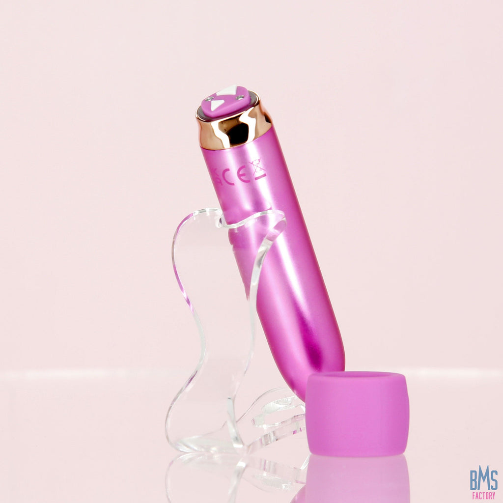 Swan - Vibrateur balle Maximum + Menotte confortable en silicone - Rose
