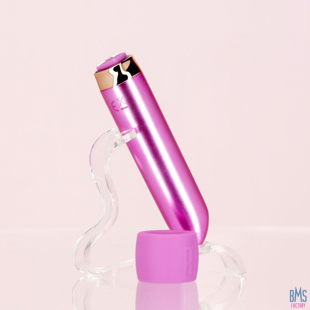 Swan - Vibrateur balle Maximum + Menotte confortable en silicone - Rose