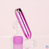 Swan - Vibrateur balle Maximum + Menotte confortable en silicone - Rose