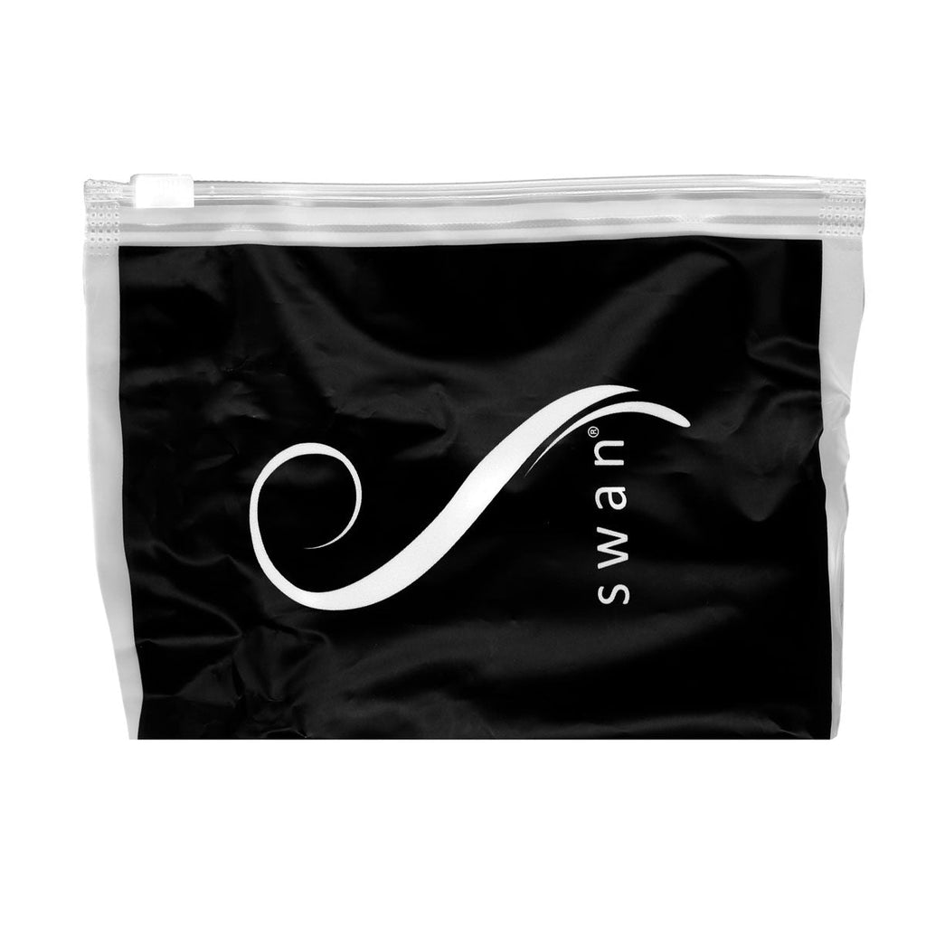 Swan - Vibrateur à balles maximales + manchette confortable en silicone - Bleu