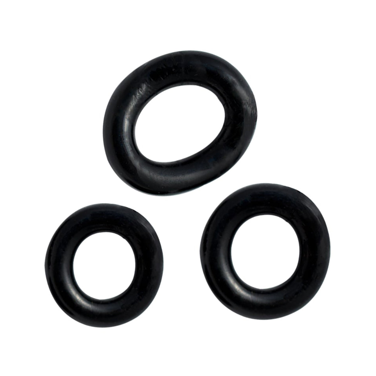 Lords of the Ring Collection - Frodo Rings - 3 Pack - Black