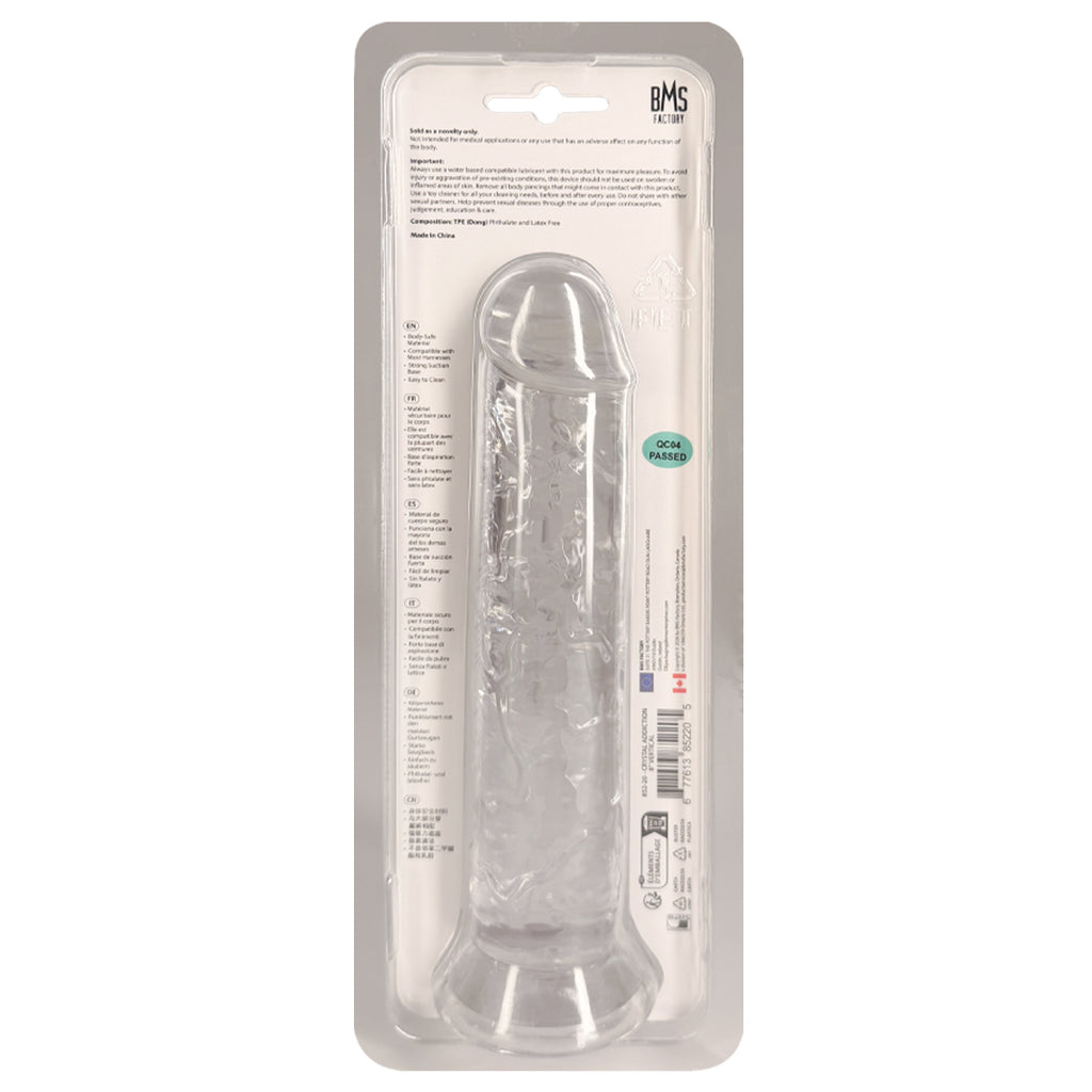 ADDICTION - Crystal ADDICTION Vertical Dong - 8"