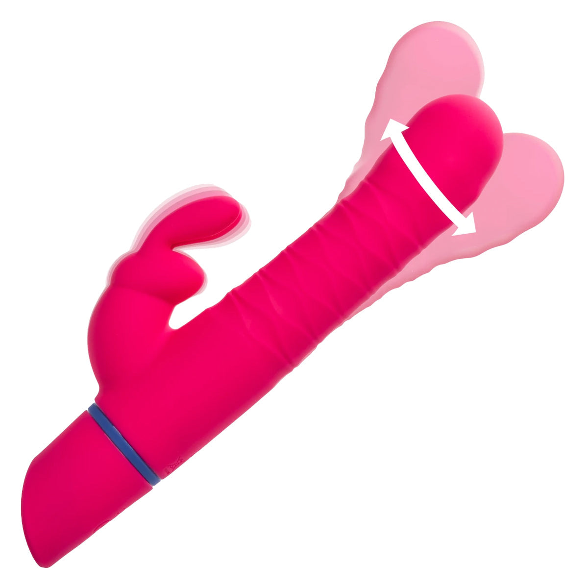 CalExotics® Love Bunny – Beaded Spin Bunny