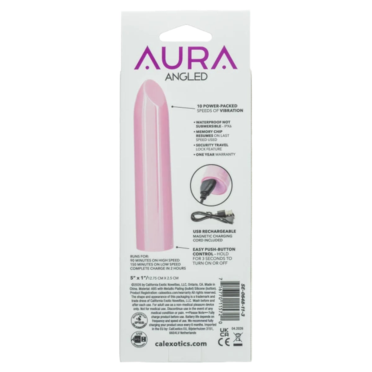 CalExotics – Aura – Standard Vibrator – Pink