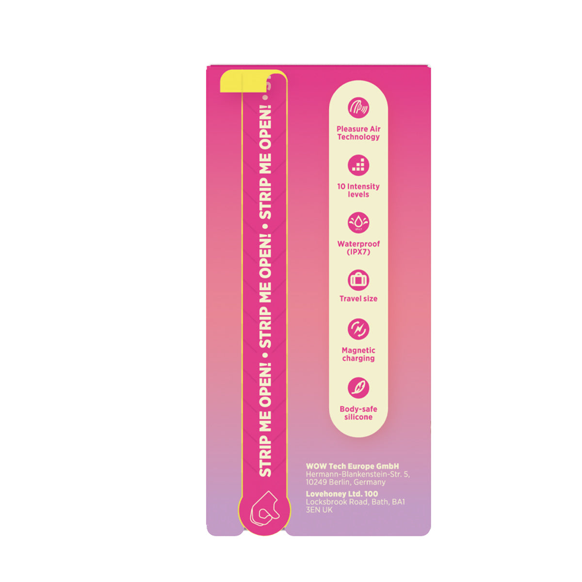 ROMP® - Lemon Crush – Clitoral Stimulator – Yellow