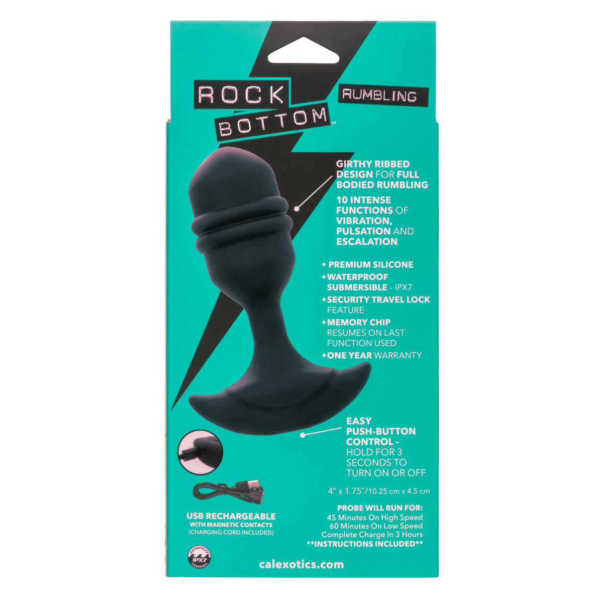CalExotics® – Rock Bottom – Rumbling Ribbed Probe