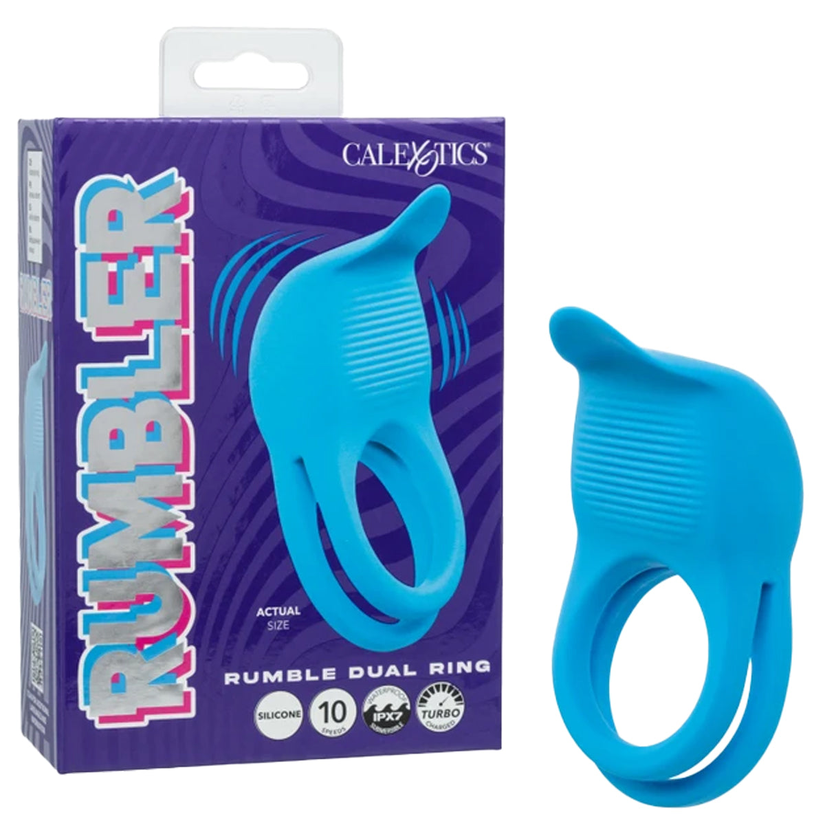CalExotics® – Rumbler – Rumble Dual Ring – Blue