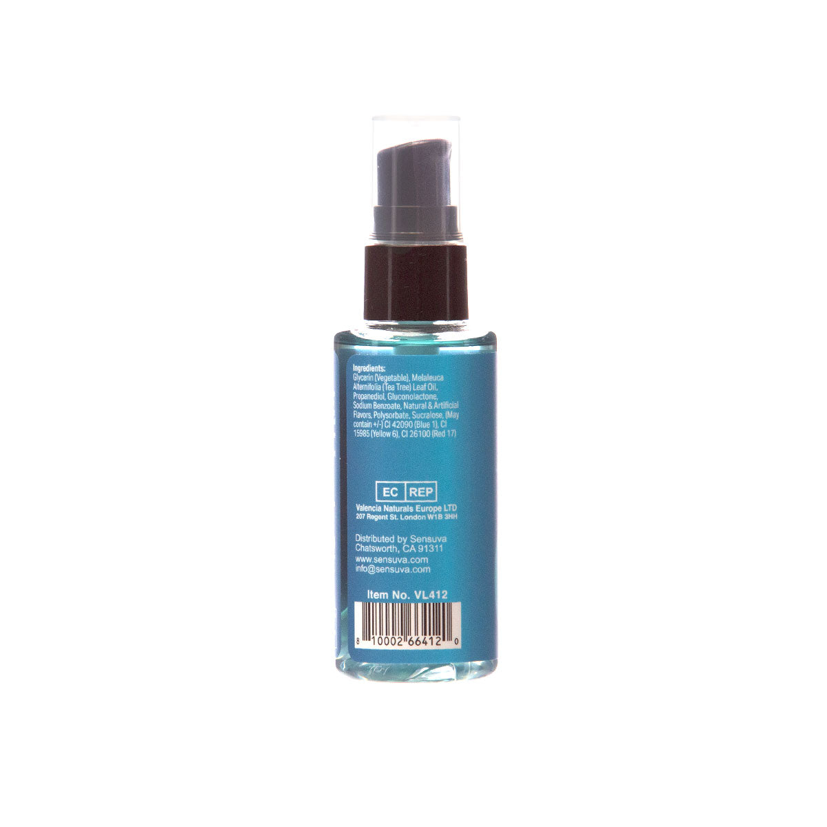 Sensuva Sizzle Lips Gel Comestible Chauffant Sucette Glacée Myrtille 57 g