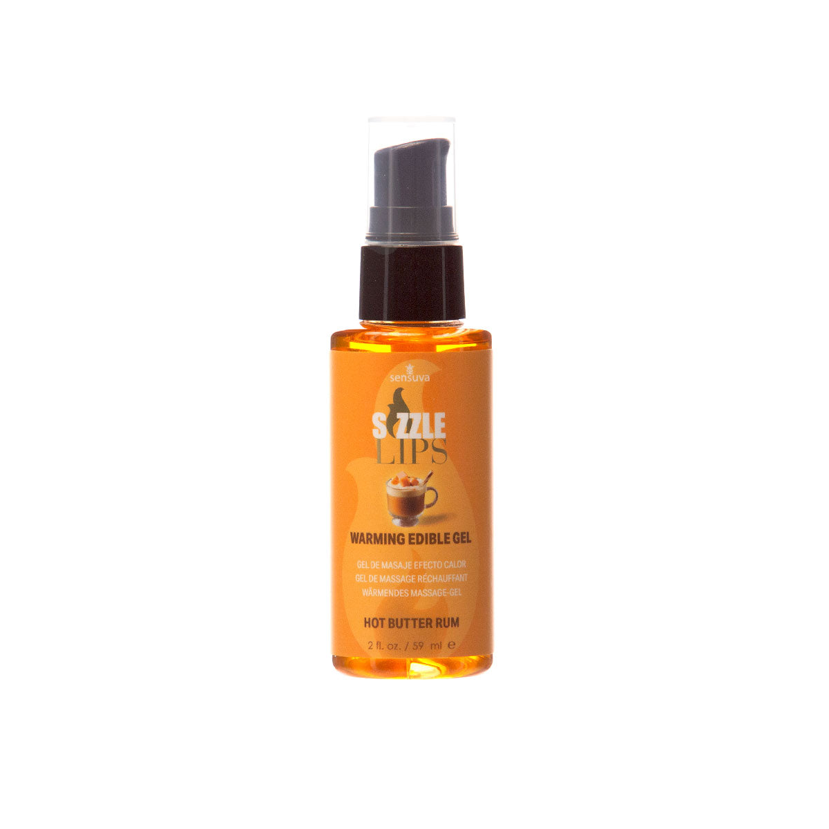 Sensuva Sizzle Lips Gel chauffant Hot Butter Rum 59 ml.
