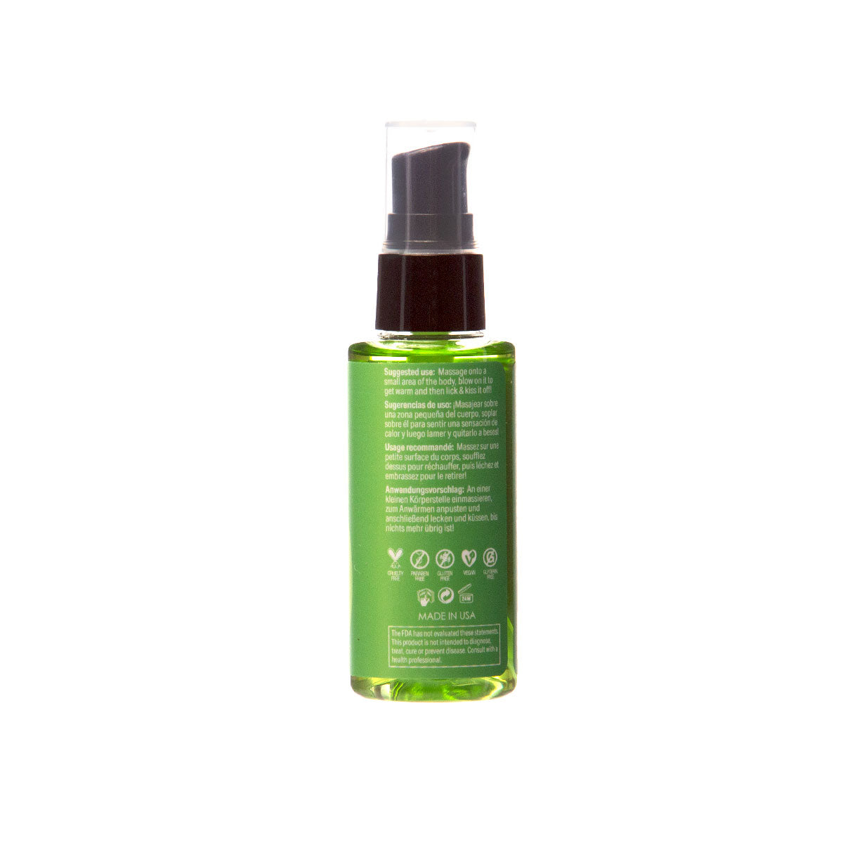 Sensuva Sizzle Lèvres Gel Comestible Échauffant Pomme Caramel 57 g.