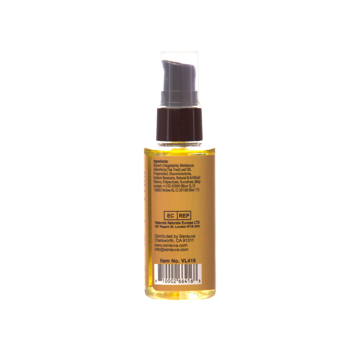 sensuva - SIZZLE LIPS - Warming Edible Gel - 2 fl oz / 59 ml - Pina Colada