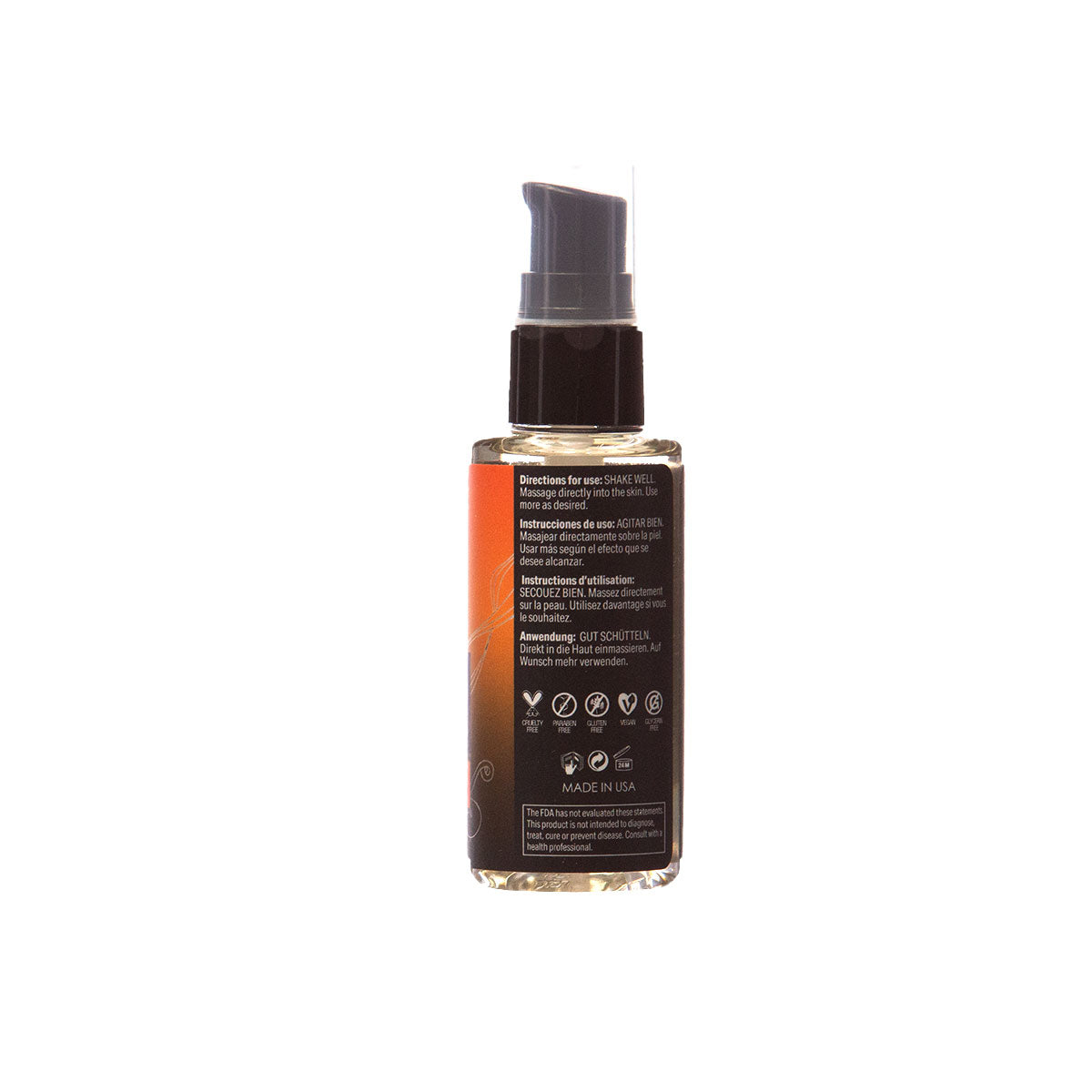 Sensuva Me & You Massage Oil Lust in Paradise 2oz