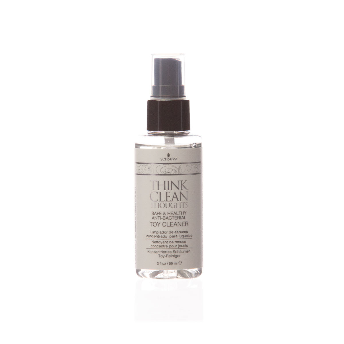 Nettoyant antibactérien pour jouets Sensuva Think Clean Thoughts 59 ml