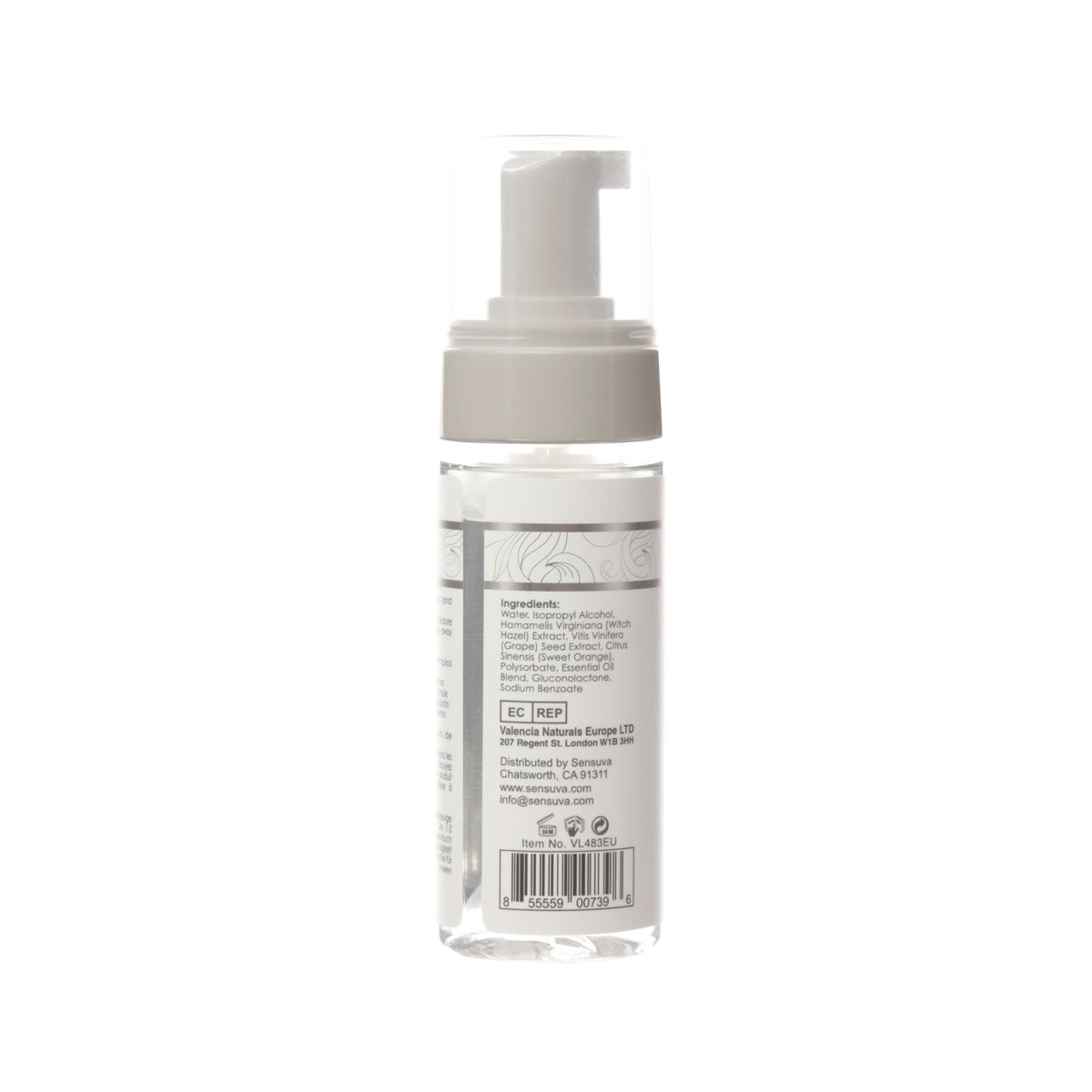 Sensuva Think Clean Thoughts Nettoyant Moussant Antibactérien pour Jouets 150ml