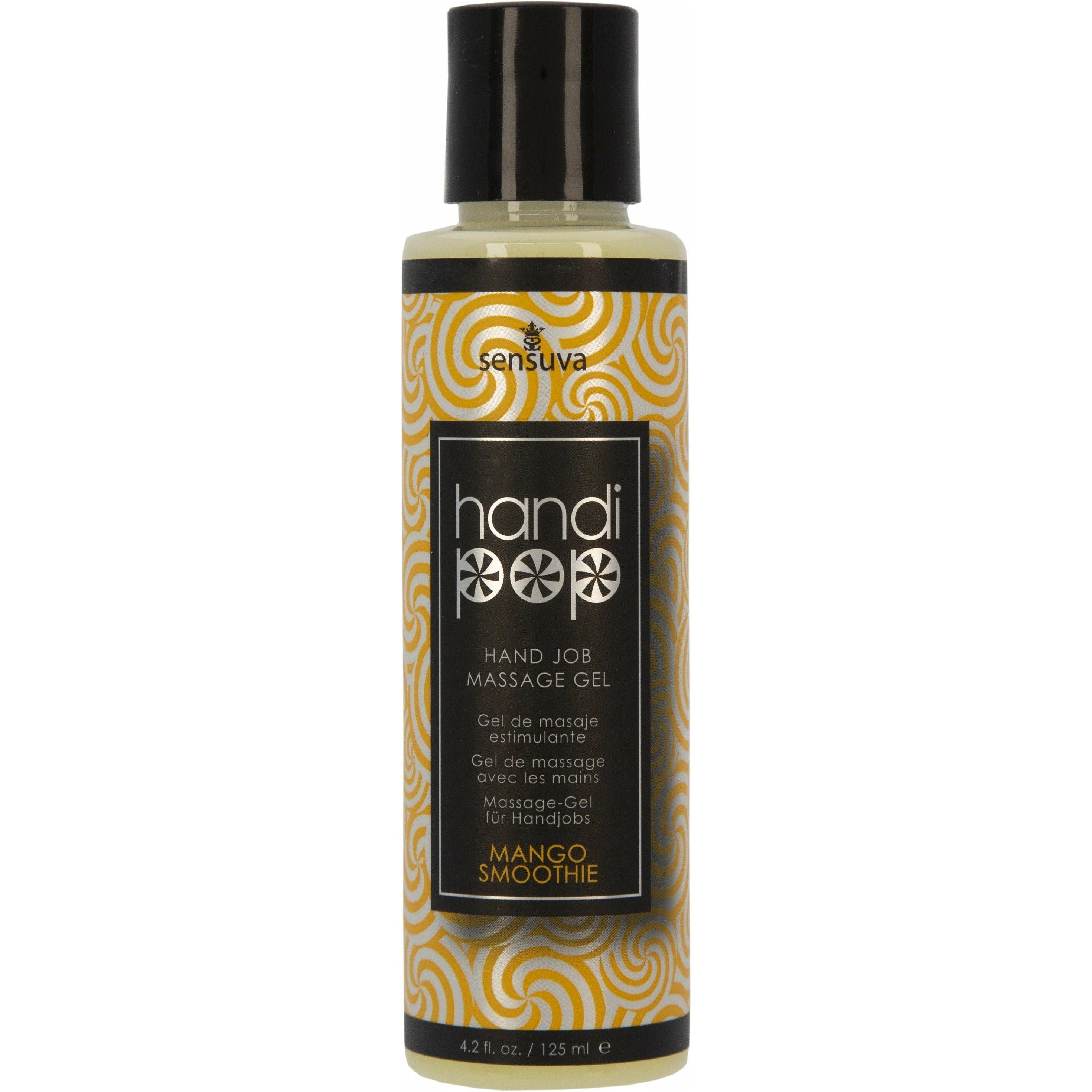 Sensuva HandiPop – Gel comestible de massage pour masturbation manuelle – 120 ml - Mangue Lisse