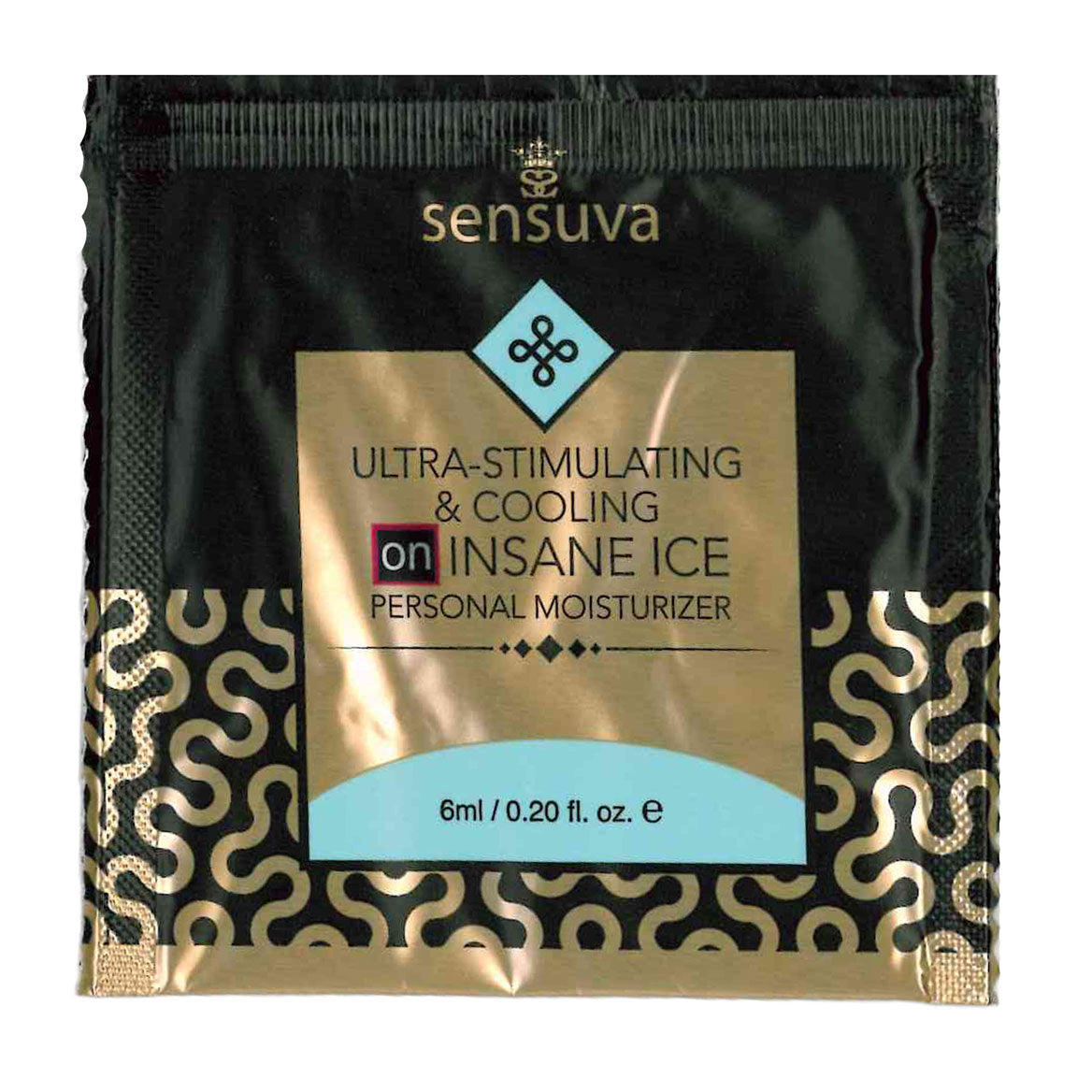 Sensuva – Ultra-stimulant et rafraîchissant ON INSANE - ICE - Sachet 6ml/0.20 fl oz.