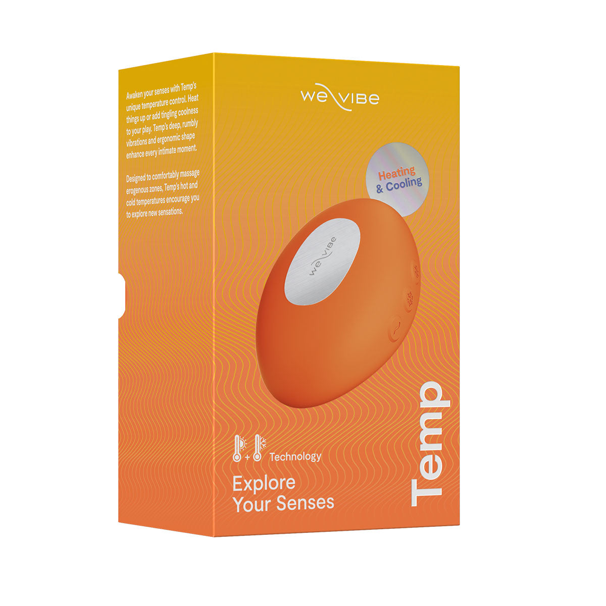 We-Vibe® Temp Masseur Chauffant et Refroidissant – Mandarine
